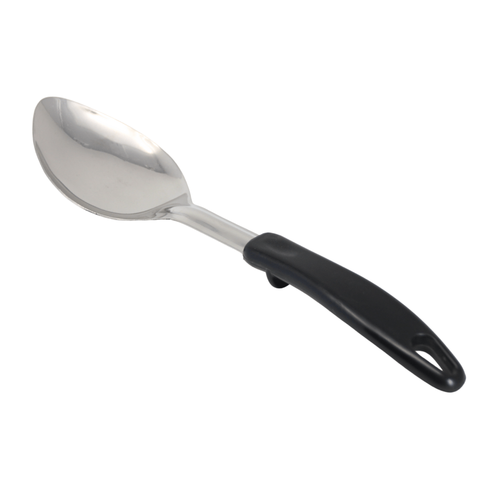 Winco Solid Basting Spoon Black Handle 13" - BHOP-13