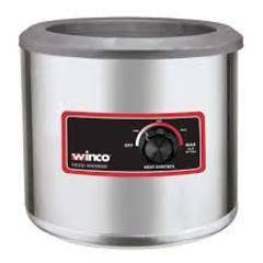Winco 7qt Round Food Warmer 120V- 550W - FW-7R250