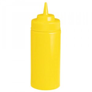 Wide Mouth Squeeze Bottle 16oz Yellow - 6912