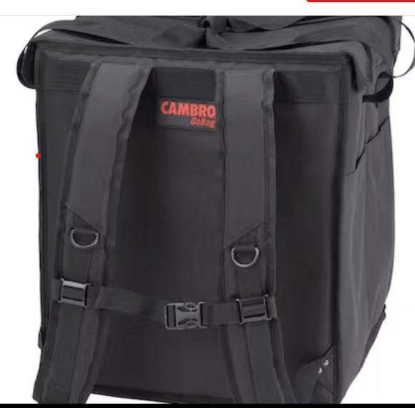 Cambro Go Bag  Large Delivery Backpack 11"Lx14"Wx17"H - GBBP111417110