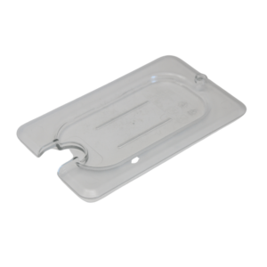Cambro 1/9 Clear Insert Lid Notch - 90CWCN135/9015