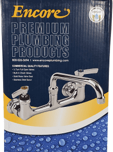 Encore 8" Wall Mount Faucet with 8" Spout - KL54-8008 SE1Z