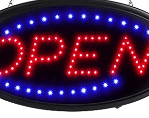 Winco  Electric Open Sign - LED-10