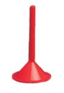 Omcan Grinder Spout Plastic Red 10mm Size 22 - 10017