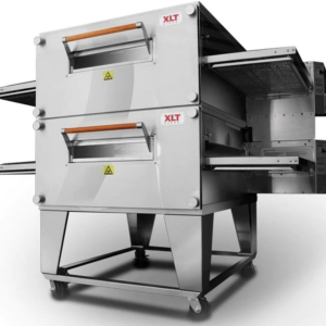 XLT 3240 78" Double Stack Natural Gas Pizza Conveyor Oven 32" Wide Belts - 120V
