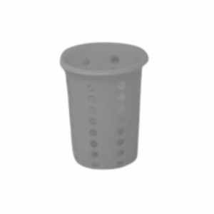 Winco Flatware Perforated Cylinder Plastic 4 1/4'' - FC-PL