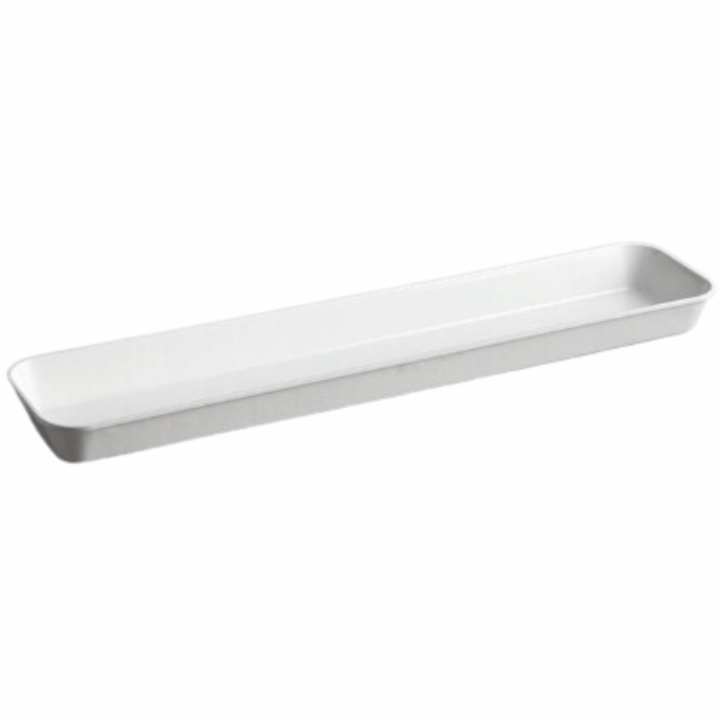 Cambro White Market Tray 6" x 30" x 2" - 6302MT148