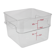Cambro Food Storage Container Clear 12QT - 12SFSCW135