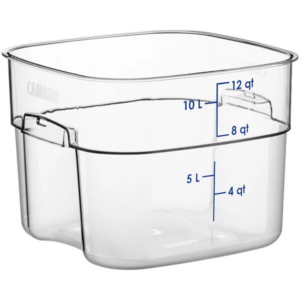 Cambro Food Storage Container Clear 12QT - 12SFSPROCW135