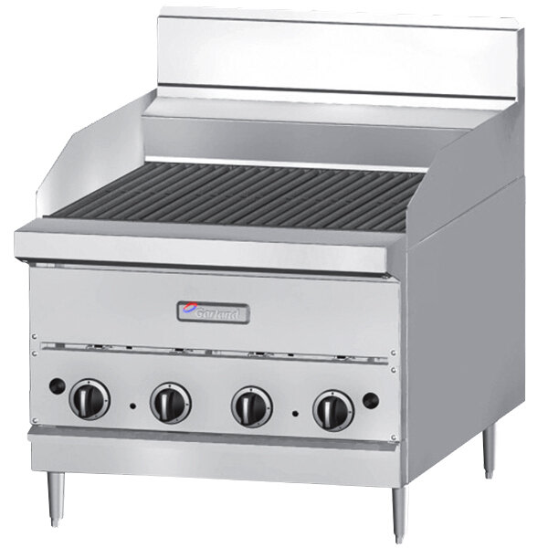 Garland G36-BRL G Series 36" Ceramic Briquette Natural Gas Charbroiler - 90,000 BTU