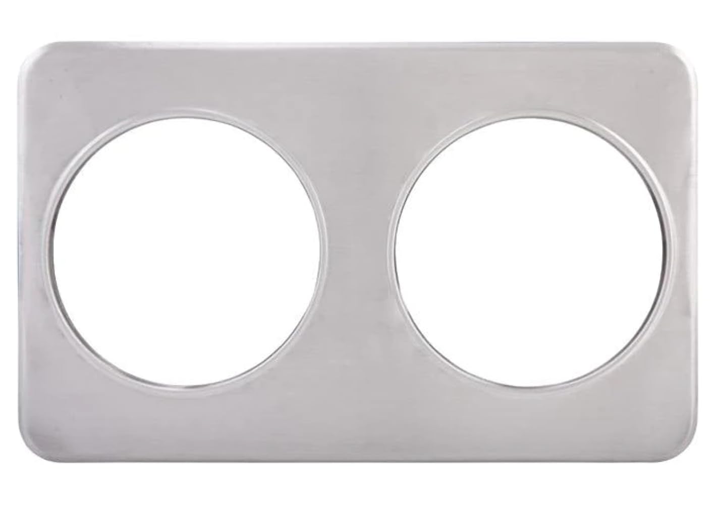 Winco Stainless Steel Adapter Plate Two Hole 8-3/8" - ADP-808
