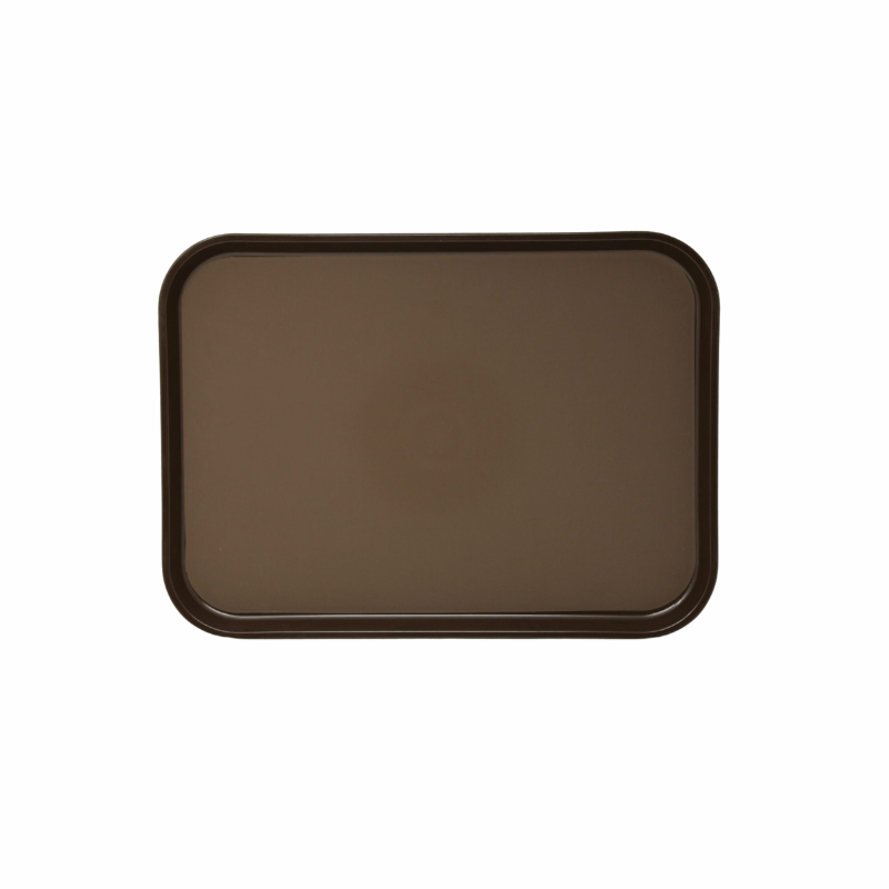 Cambro Polytread Rectangle Tray 14'' x 18'' Brown - PT1418 167