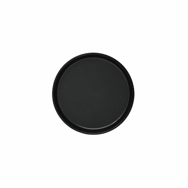 Cambro Round Polytread Tray 11'' Black - PT1100110