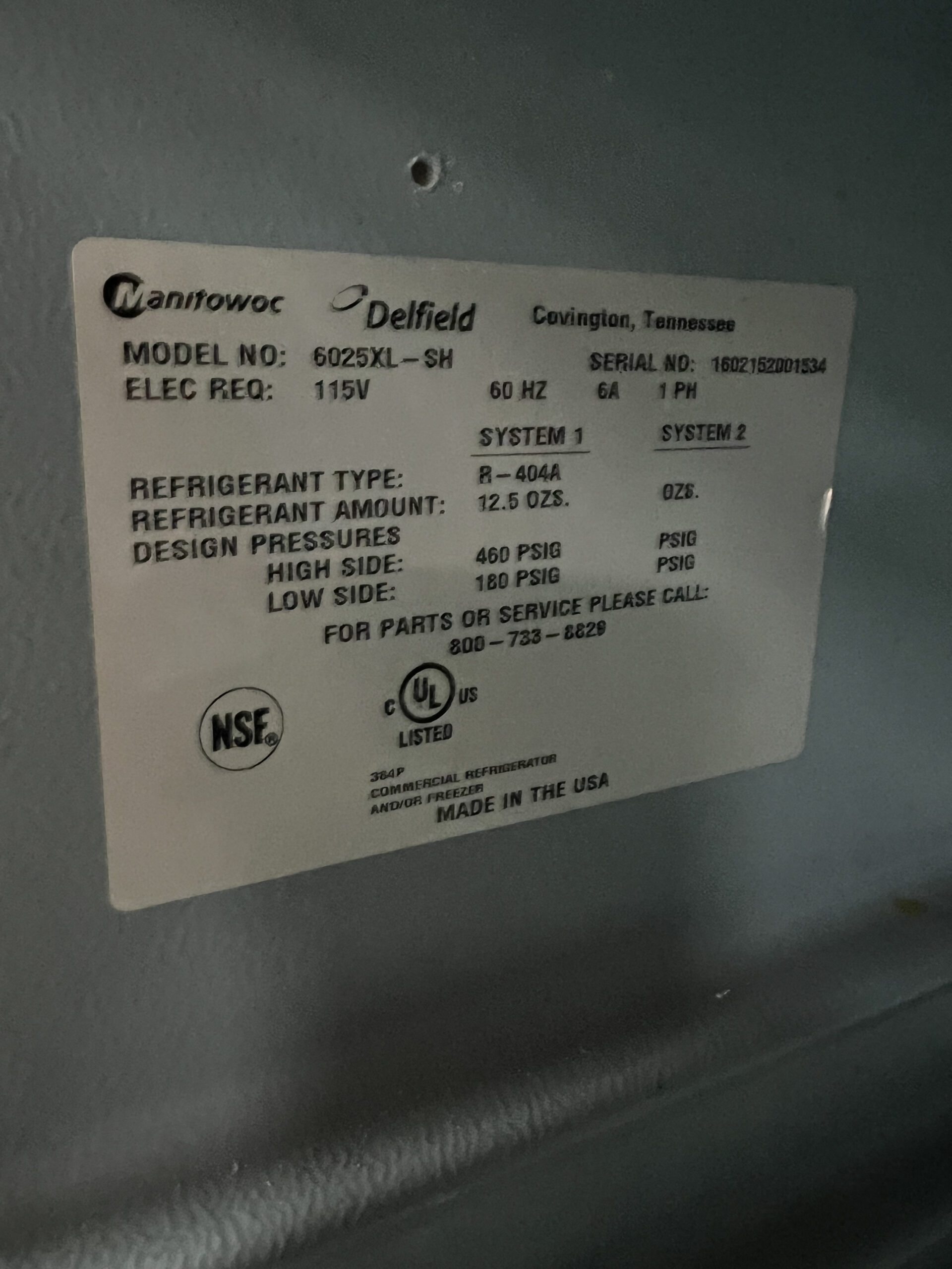 Used Delfeild 30" Stainless Steel Fridge REFURBISHED - SRBCF-06 Used Delfeild 30" Stainless Steel Fridge REFURBISHED - SRBCF-06
