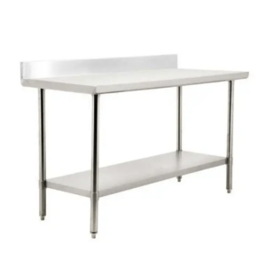 Omcan 24" x 30" All Stainless Steel Table With 4" Backsplash - 44336