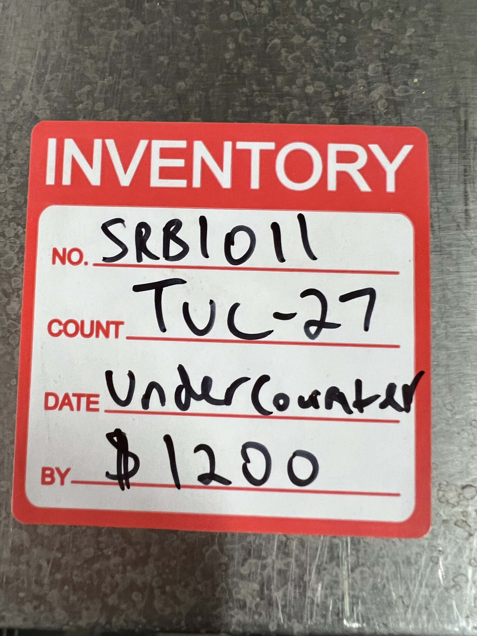 True TUC-27 Undercounter Refrigerator 27" REFURBISHED - SRB-1011
