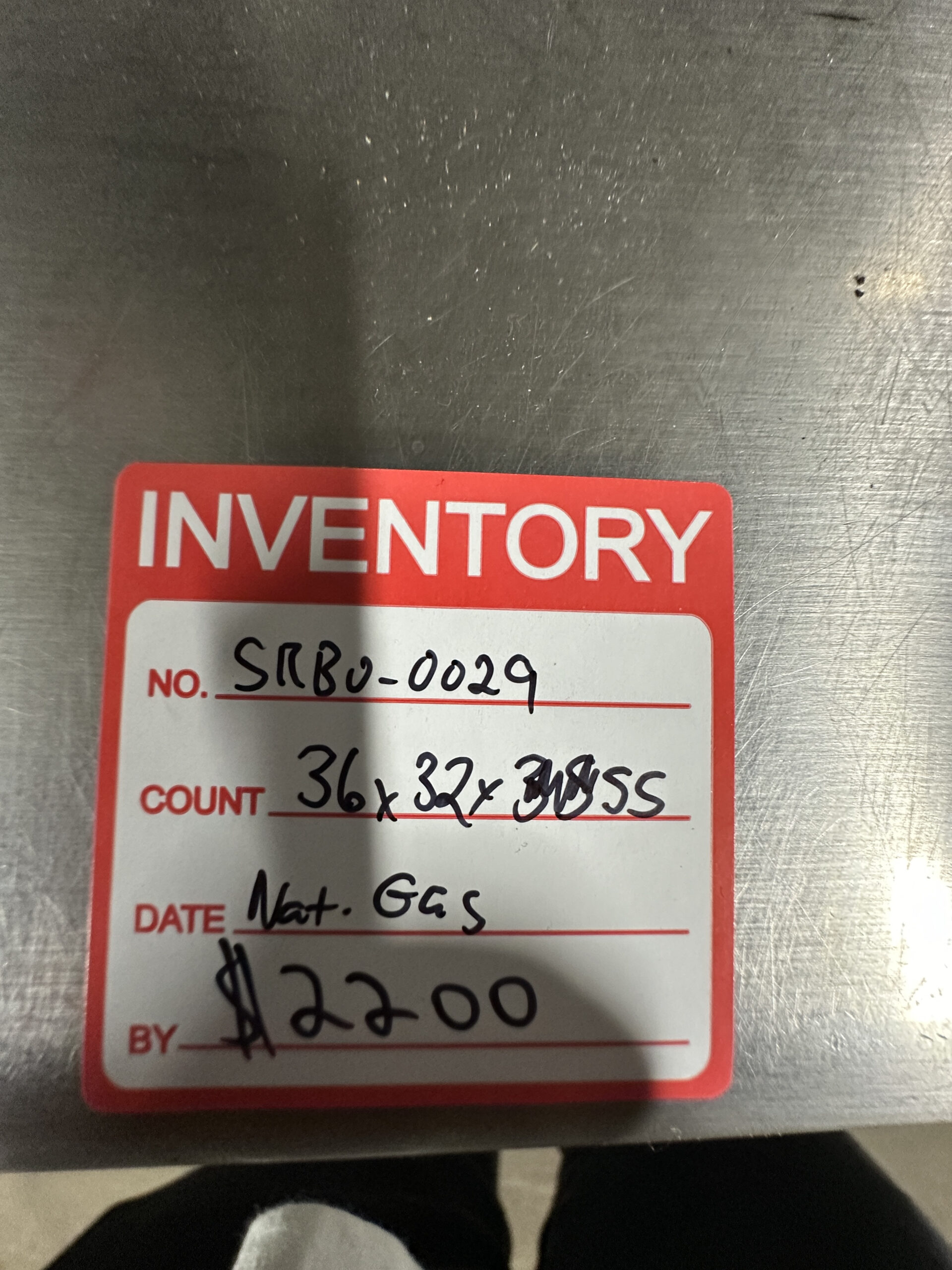 Imperial 36" Nat. Gas 4 Burner w/ Griddle REFURBISHED - SRBO-0029 Imperial 36" Nat. Gas 4 Burner w/ Griddle REFURBISHED - SRBO-0029