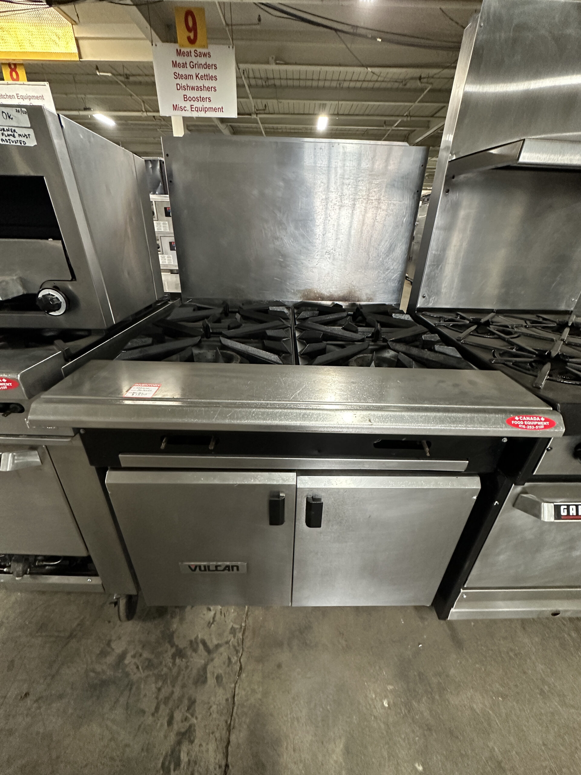 Vulcan 36" Nat. Gas 4 Burner REFURBISHED - SRBO-0040