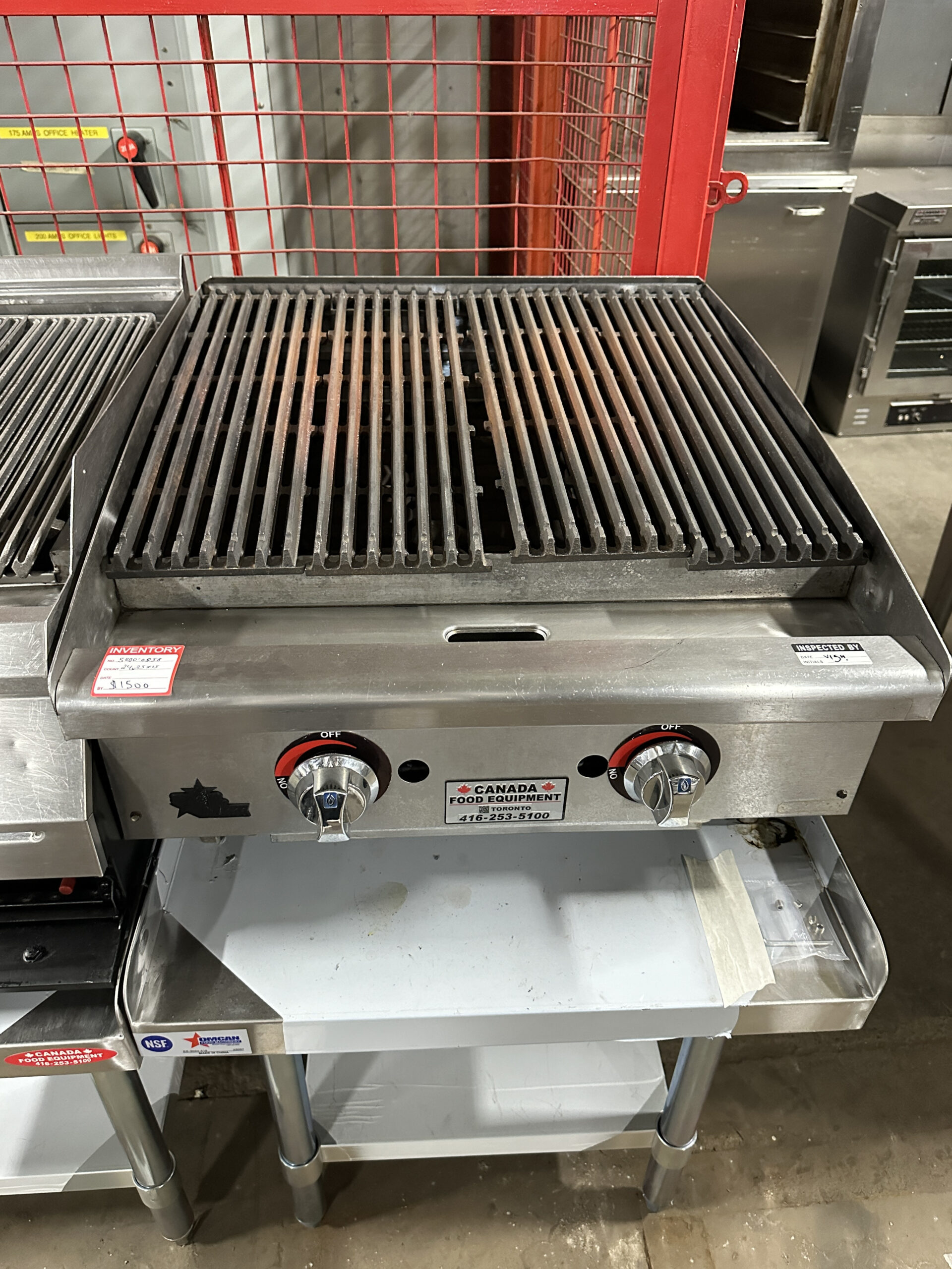 Garland 24" Charbroiler Used SRBO 0058 ☑️ Canada Food Equipment