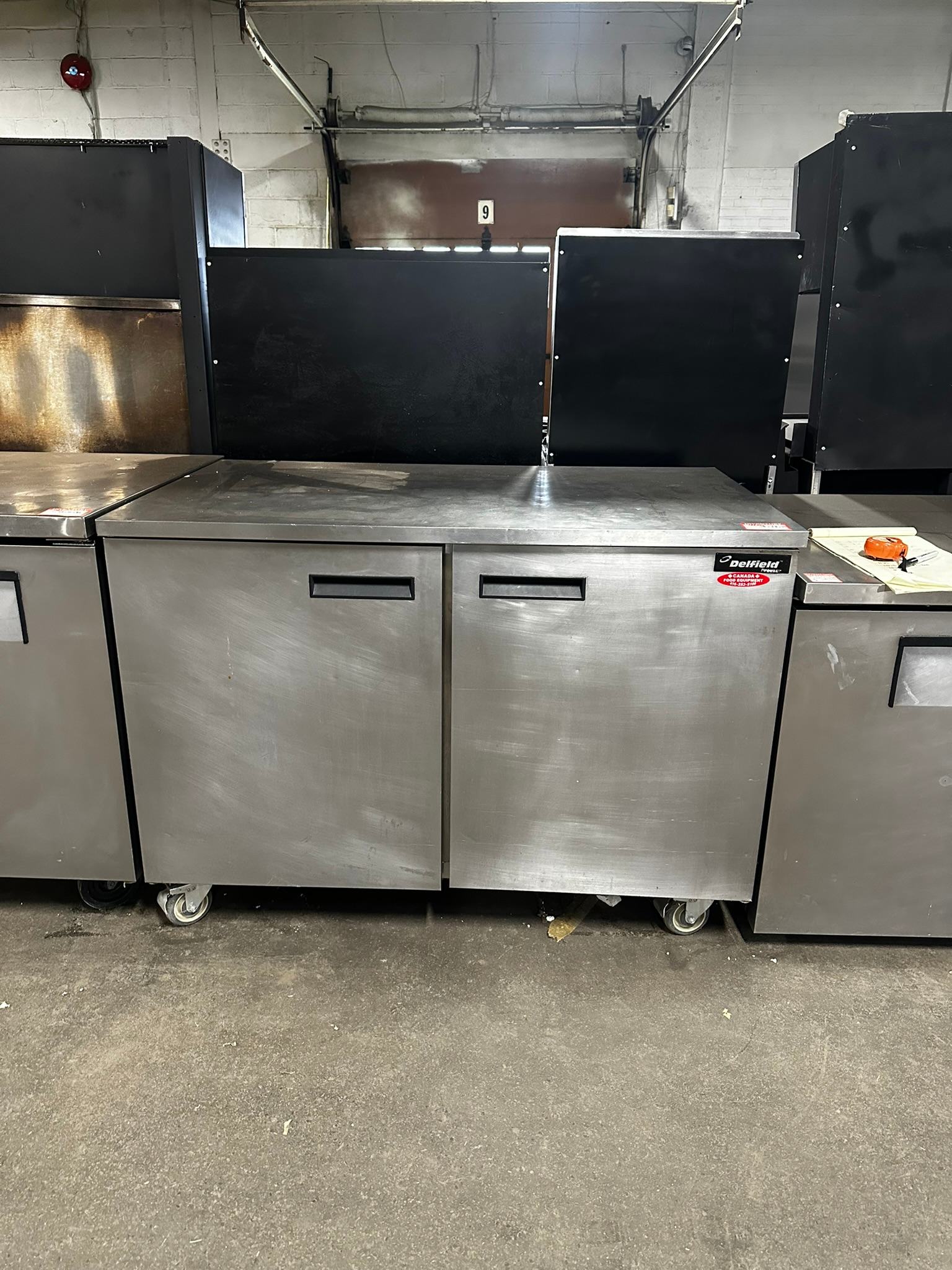 Delfield UC4048 Self-Contained 48” Wide 2 Door Undercounter Refrigerator 120V - REFURBISHED - SRB-0902