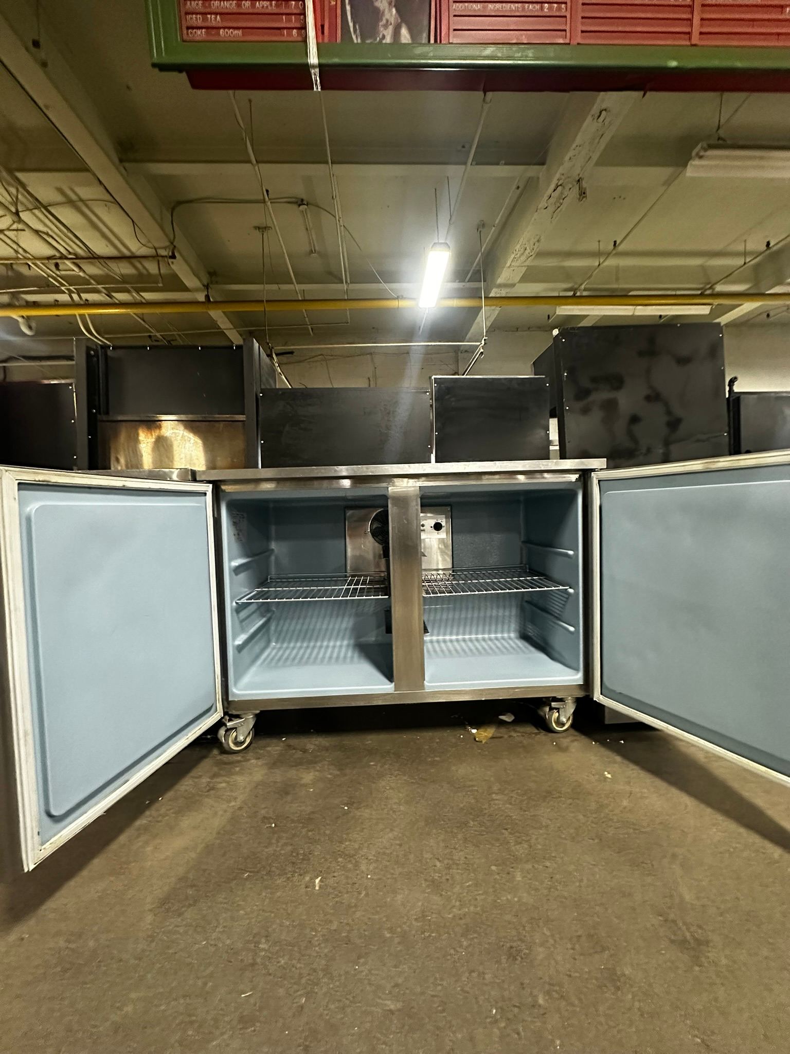 Delfield UC4048 Self-Contained 48” Wide 2 Door Undercounter Refrigerator 120V - REFURBISHED - SRB-0902