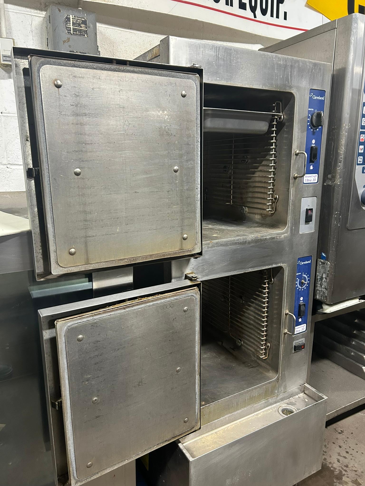 Cleveland Double Steamer,  Electric, 10 Pan,  Model 24CEA10 REFURBISHED - SRB-1115