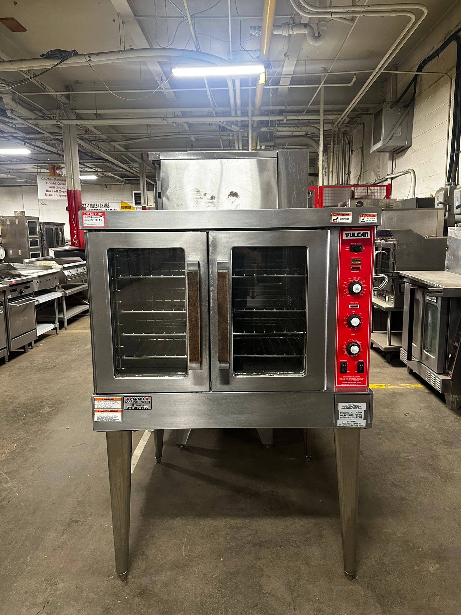 Vulcan SG4D Gas Full Size Convection Oven REFURBISHED - SRBO-0092