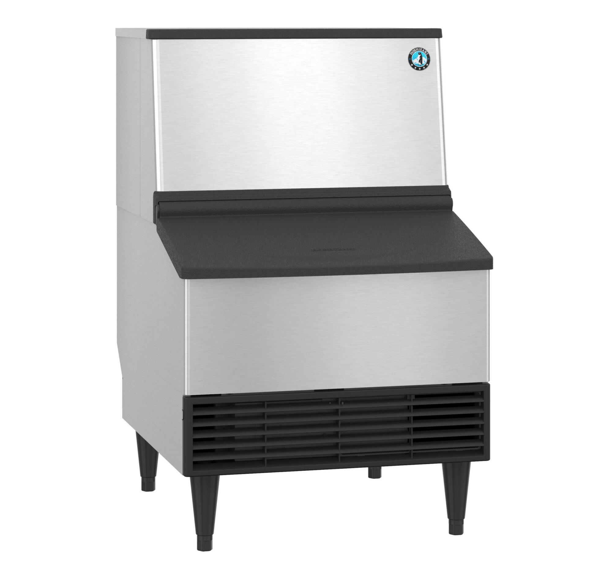Hoshizaki KM-231BAJ Crescent Cuber Icemaker, Air-cooled, Built in Storage Bin 213 LBS