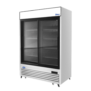 Atosa Two 2 Glass Sliding Door 54" Merchandiser Cooler - MCF8709GR