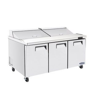 Atosa MSF8308GR — 72″ Refrigerated Mega Top Sandwich Prep