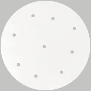 Omcan Patty Paper  5"Perforated Round 500 pcs/Pack - 44476