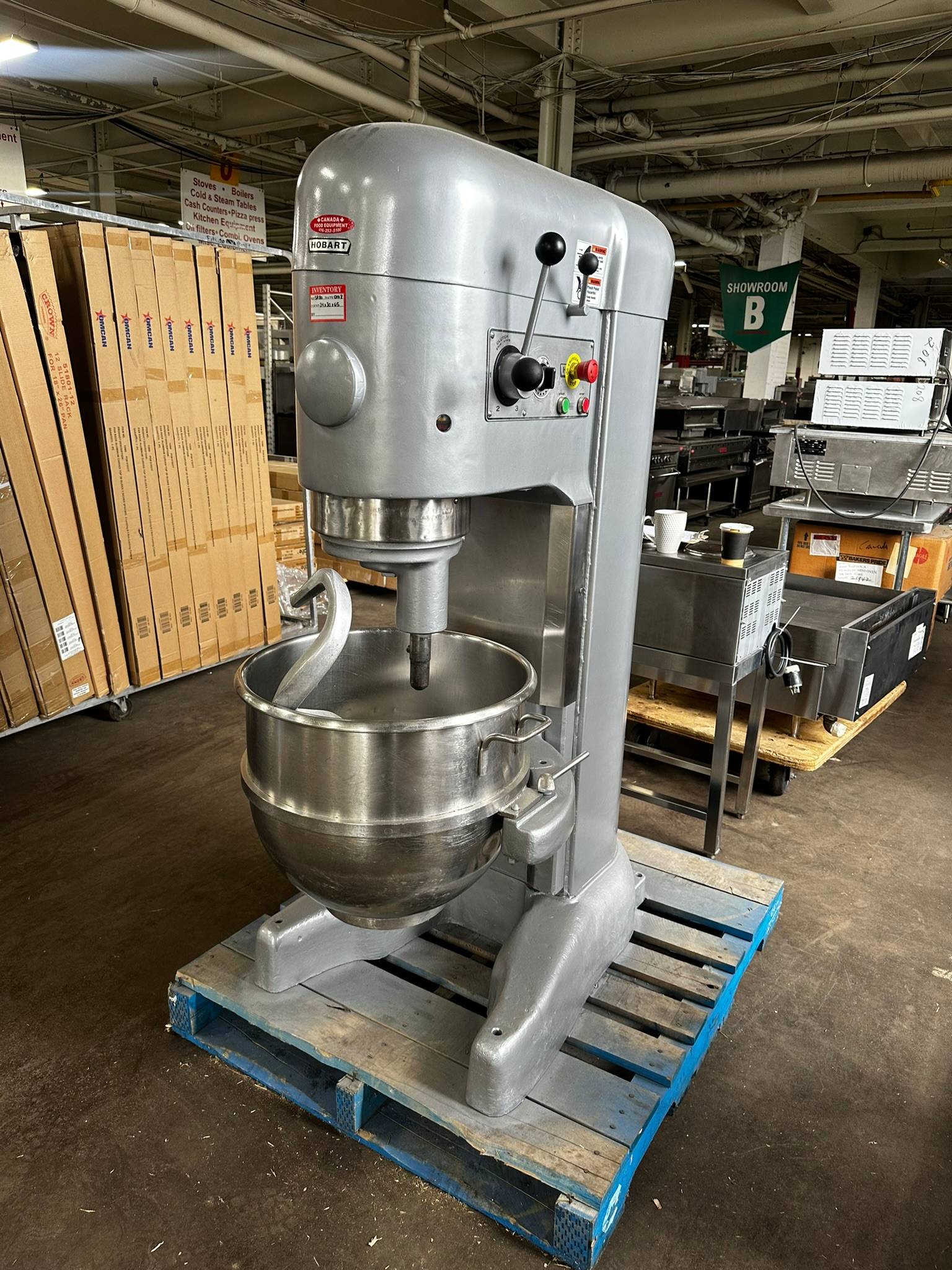 Hobart M802 80 Quart Commercial Dough Mixer, Phase REFURBISHED