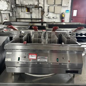 (USED) Garland ED-30SFT_208/60/1 30 Inch Electric Deep Fryer Countertop Twin Pots REFURBISHED - SRBO-0113