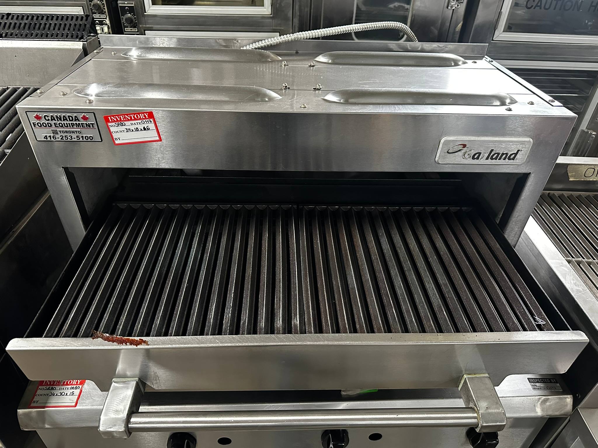 Garland SERC 34" Countertop Salamander Broiler - 240V, 1 Phase, 7 kW REFURBISHED – SRBO-0117 Garland SERC 34" Countertop Salamander Broiler - 240V, 1 Phase, 7 kW REFURBISHED – SRBO-0117