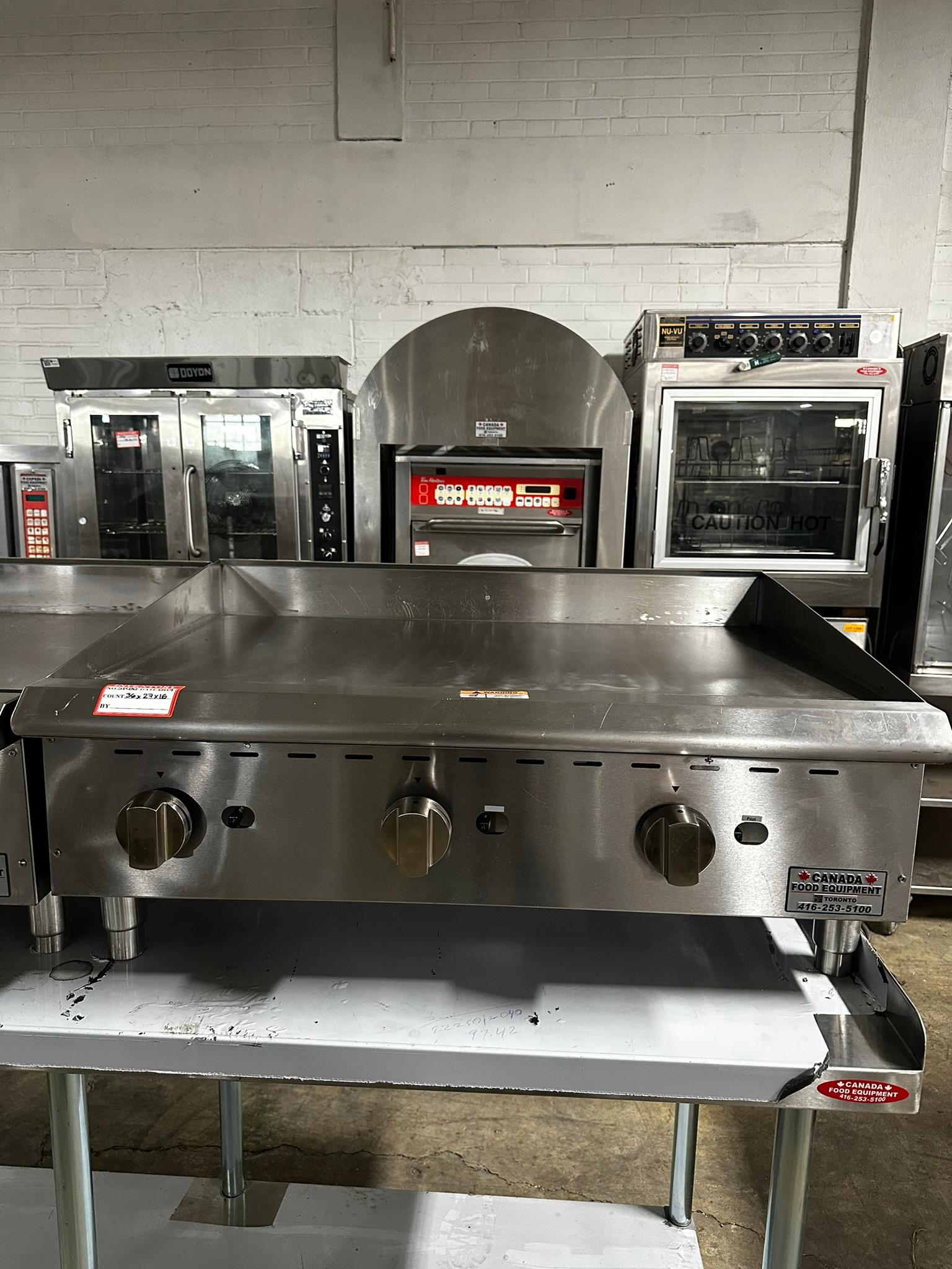 Omcan CE-CN-G36M Griddle - Natural Gas REFURBISHED - SRBO-0119