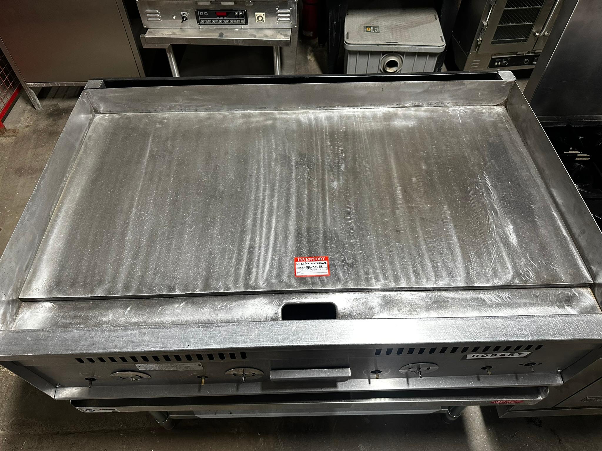 Hobart Gas Griddle w/ stand include - REFURBISHED - SRBO-0124 Hobart Gas Griddle w/ stand include - REFURBISHED - SRBO-0124