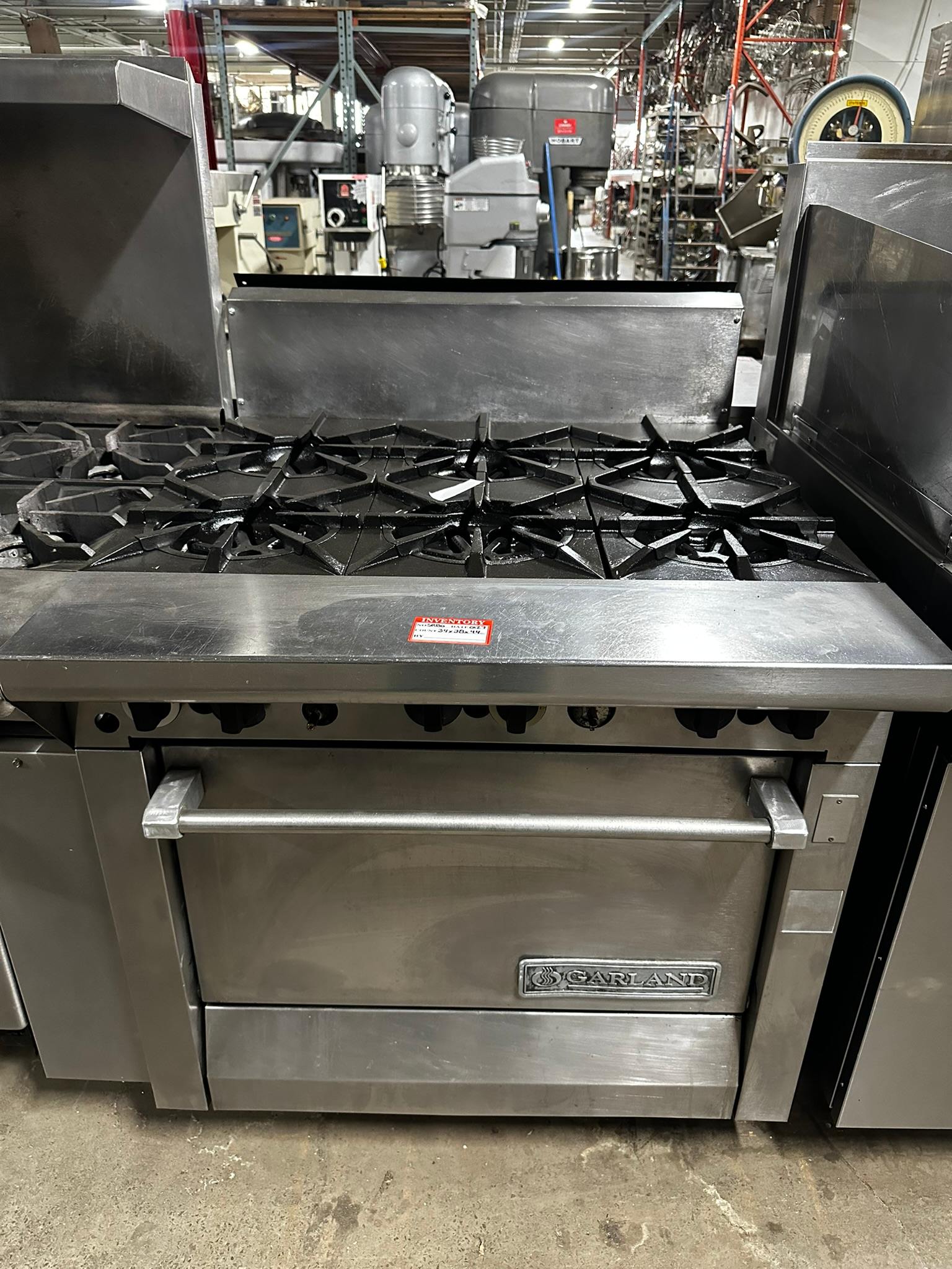 Garland Master Sentry MS43RF – 6 Burner Gas Range with Standard Oven REFURBISHED - SRBO-0127 Garland Master Sentry MS43RF – 6 Burner Gas Range with Standard Oven REFURBISHED - SRBO-0127