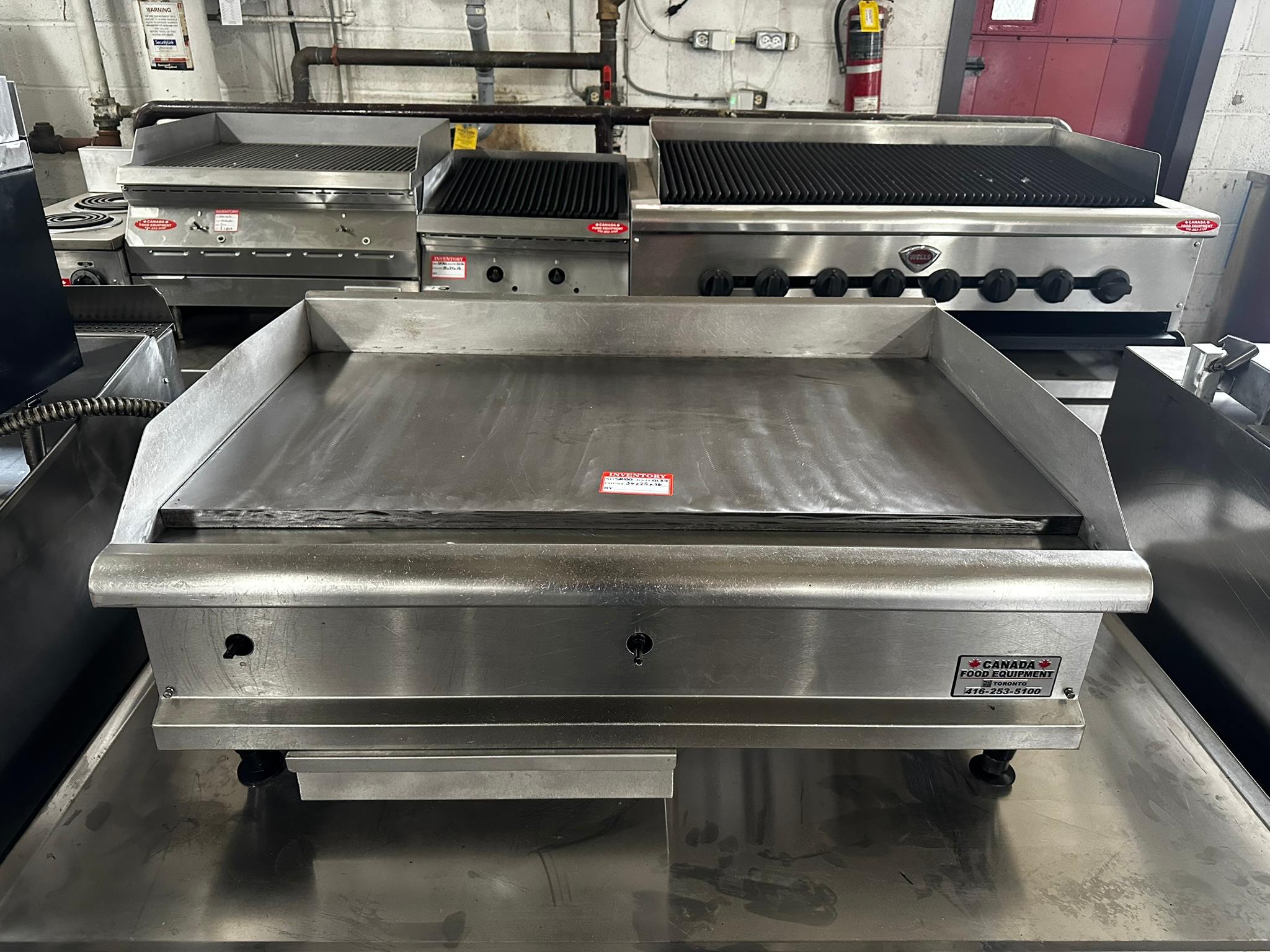 36" Gas griddle REFURBISHED - SRBO-0137