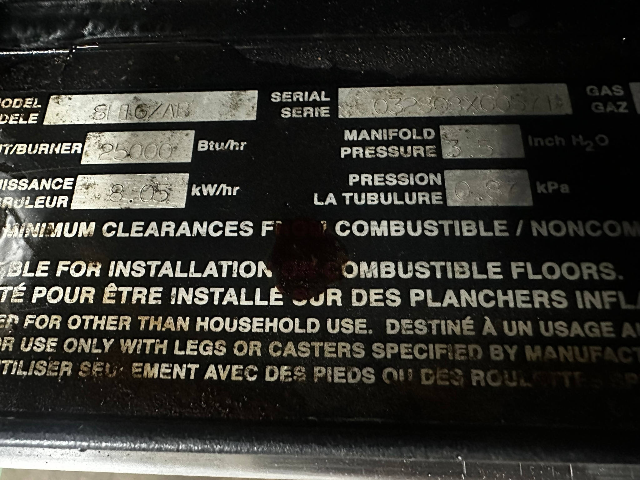 Blodgett Full Size NG Convection Oven Model SH1G/AB REFURBISHED - SRBO-0142