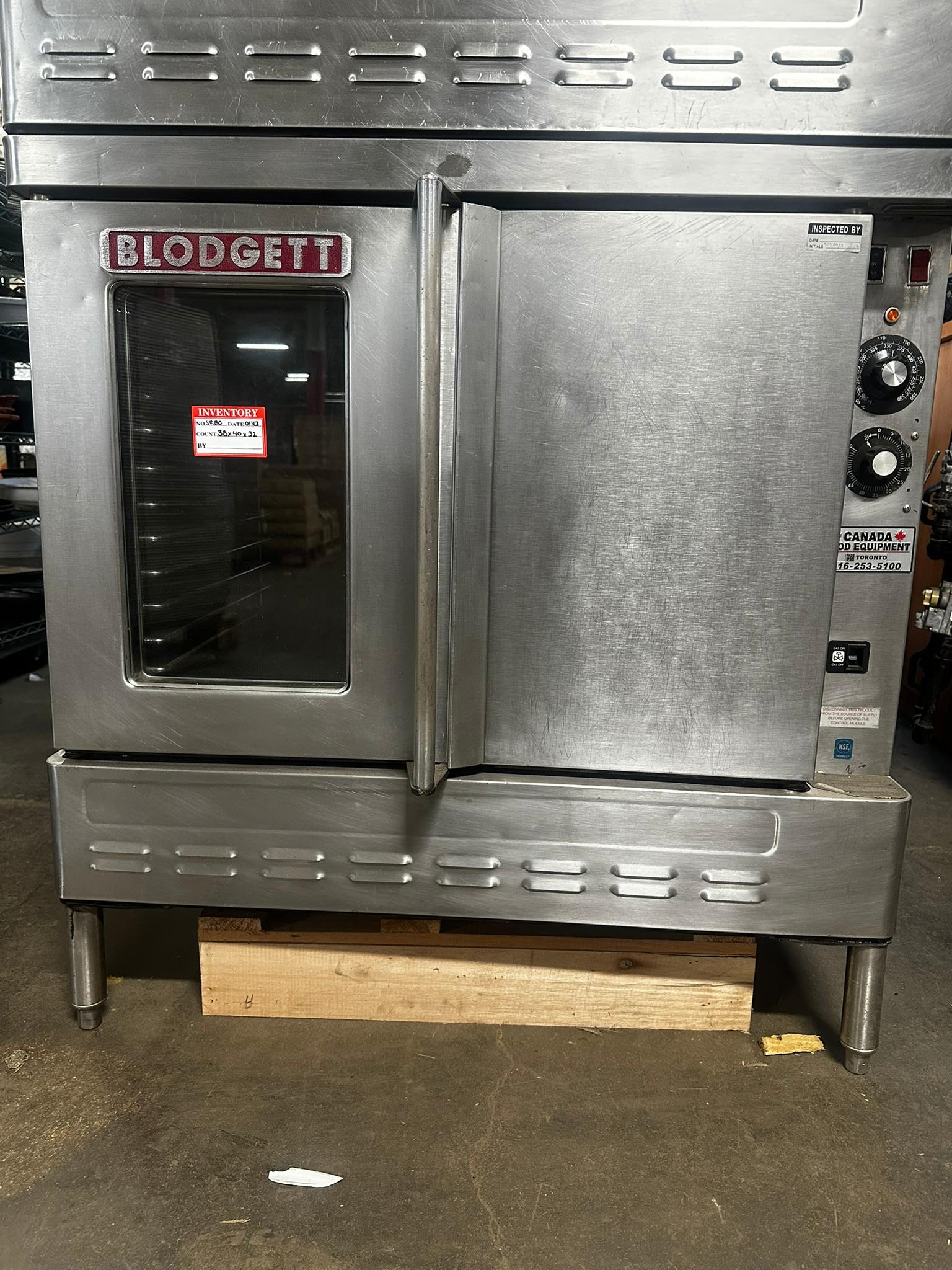 Blodgett Full Size NG Convection Oven Model SH1G/AB REFURBISHED - SRBO-0143