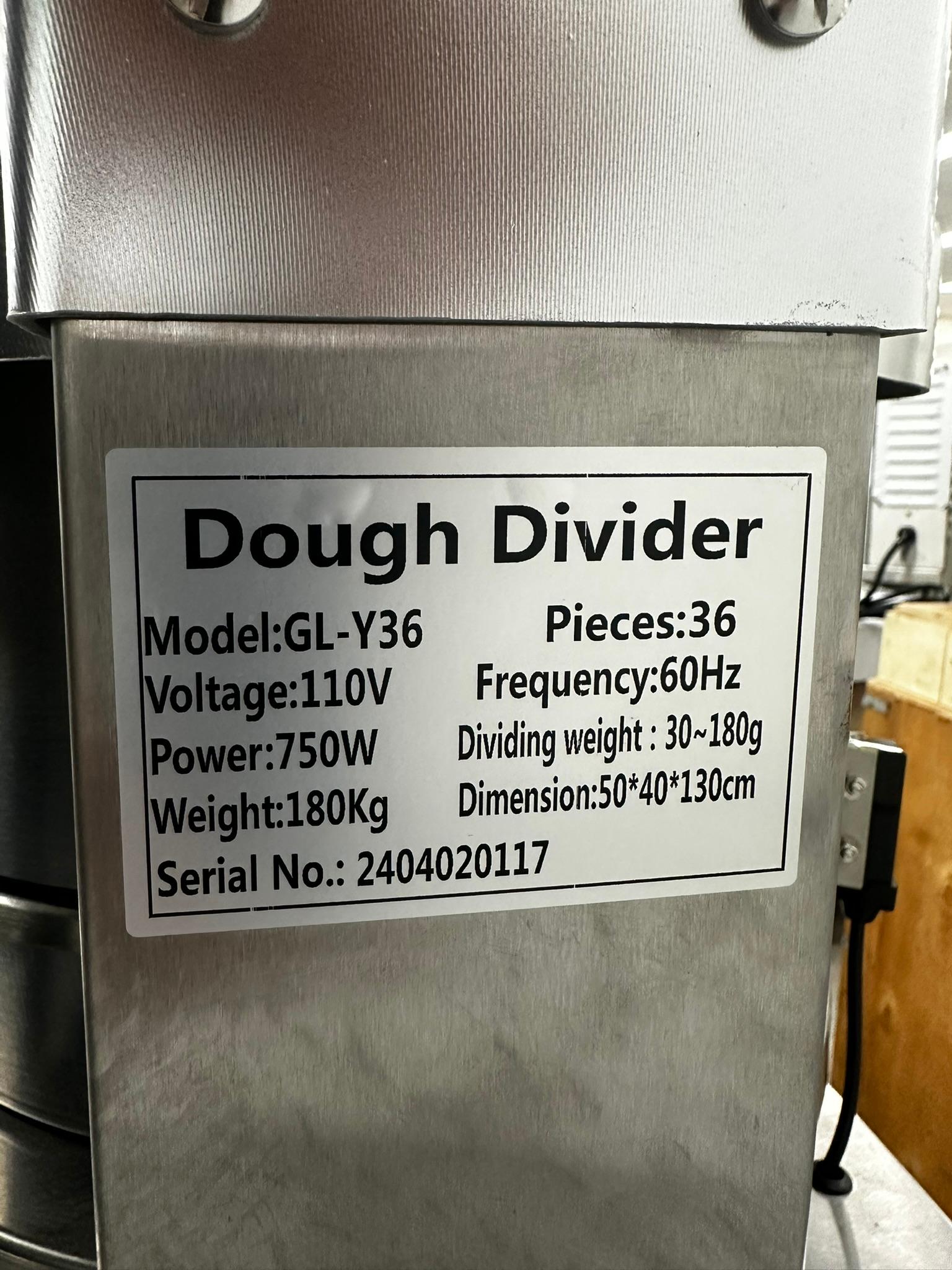 Commercial Dough Divider 36 pieces GL-Y36 / 110v / 1PH/ 60 HZ