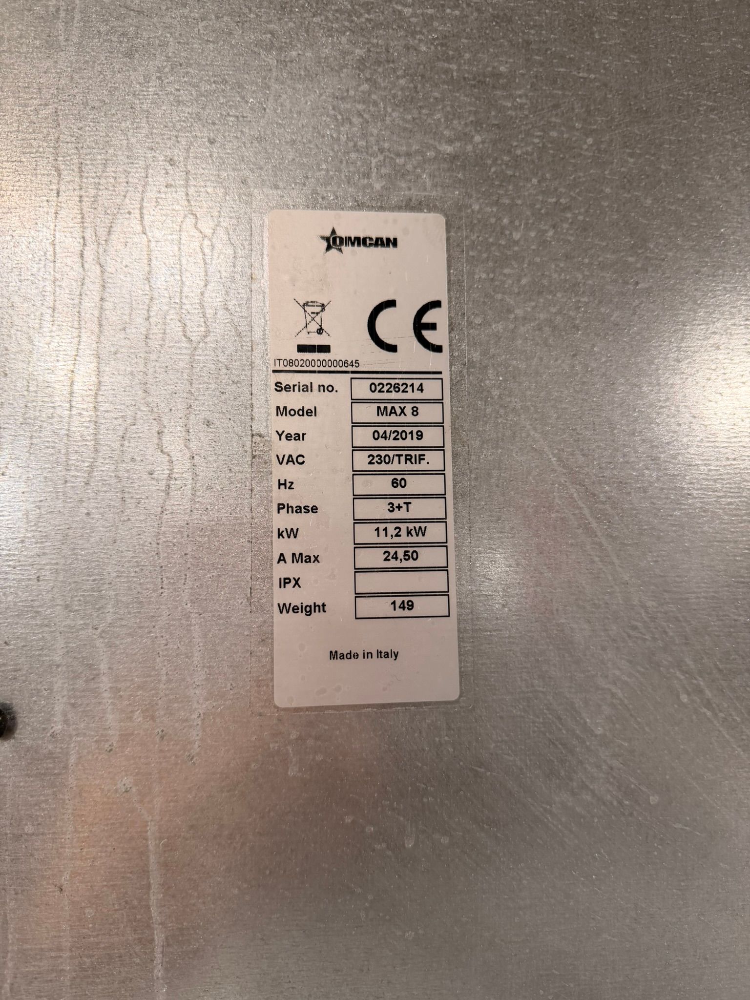 Trento 39" Entry Max Series Pizza Oven with Double Chamber REFURBISHED - SRB-0924