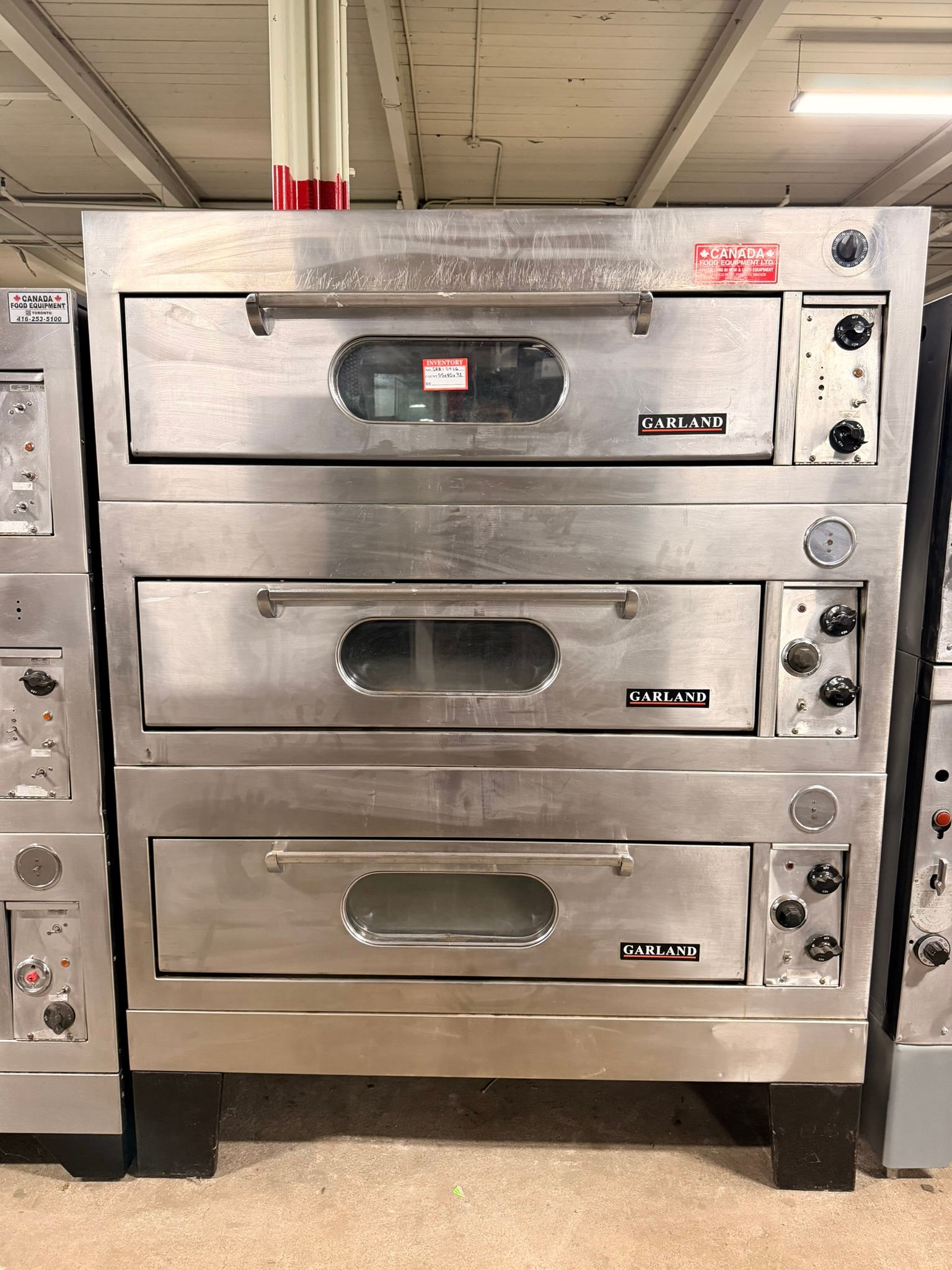 Garland E2001 Three Deck Electric Bake Oven REFURBISHED - SRB-0926 Garland E2001 Three Deck Electric Bake Oven REFURBISHED - SRB-0926
