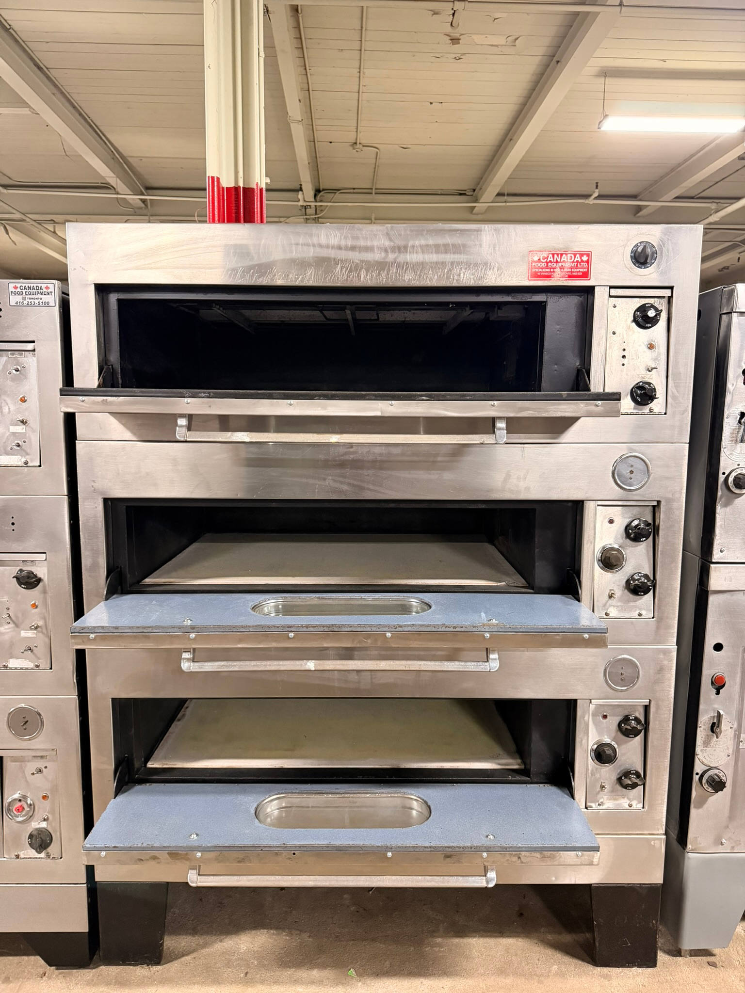Garland E2001 Three Deck Electric Bake Oven REFURBISHED - SRB-0926 Garland E2001 Three Deck Electric Bake Oven REFURBISHED - SRB-0926