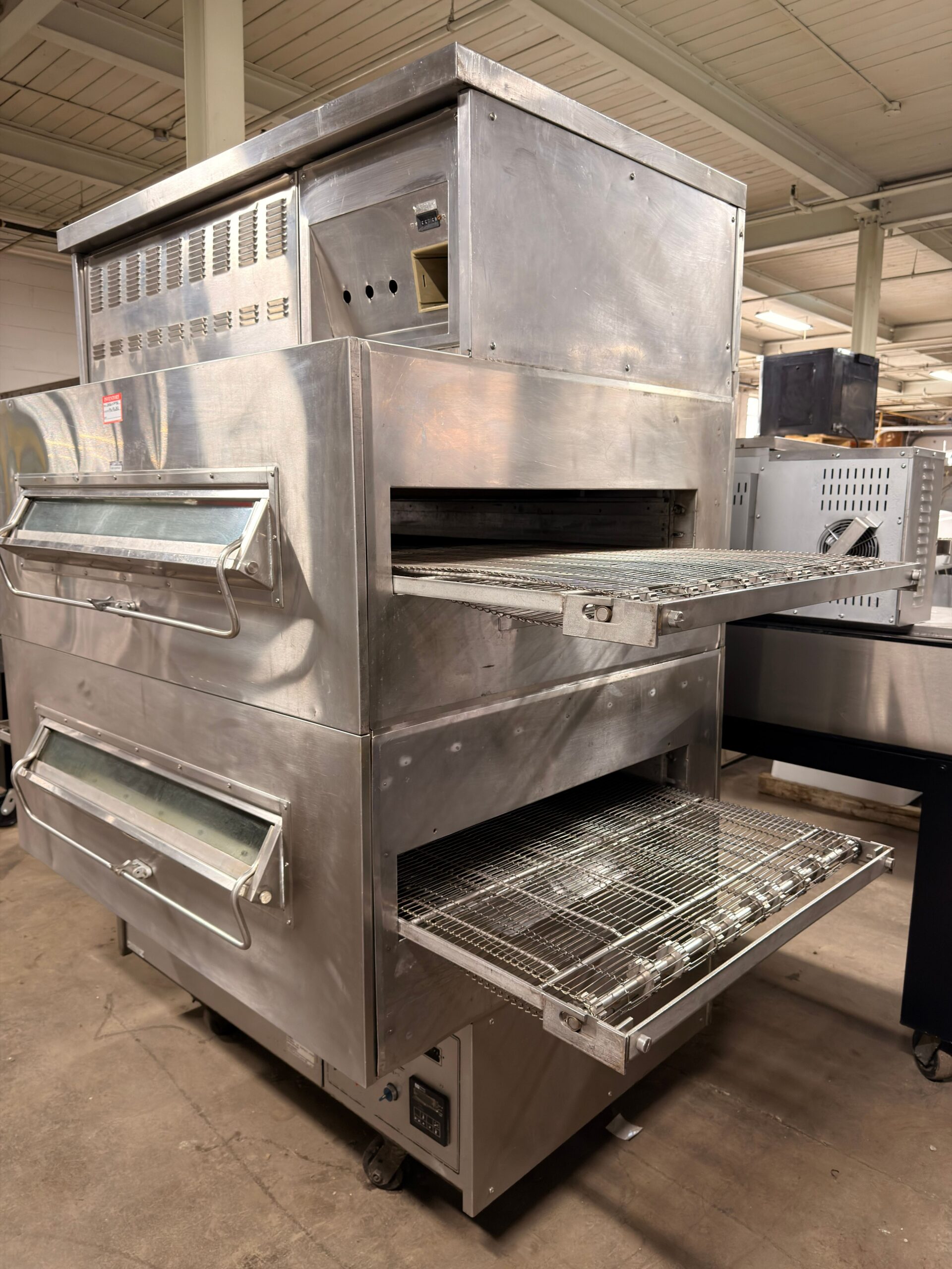 Middleby Marshall PS360WB Double Stack Gas Conveyor Pizza Oven REFURBISHED - SRB-0930