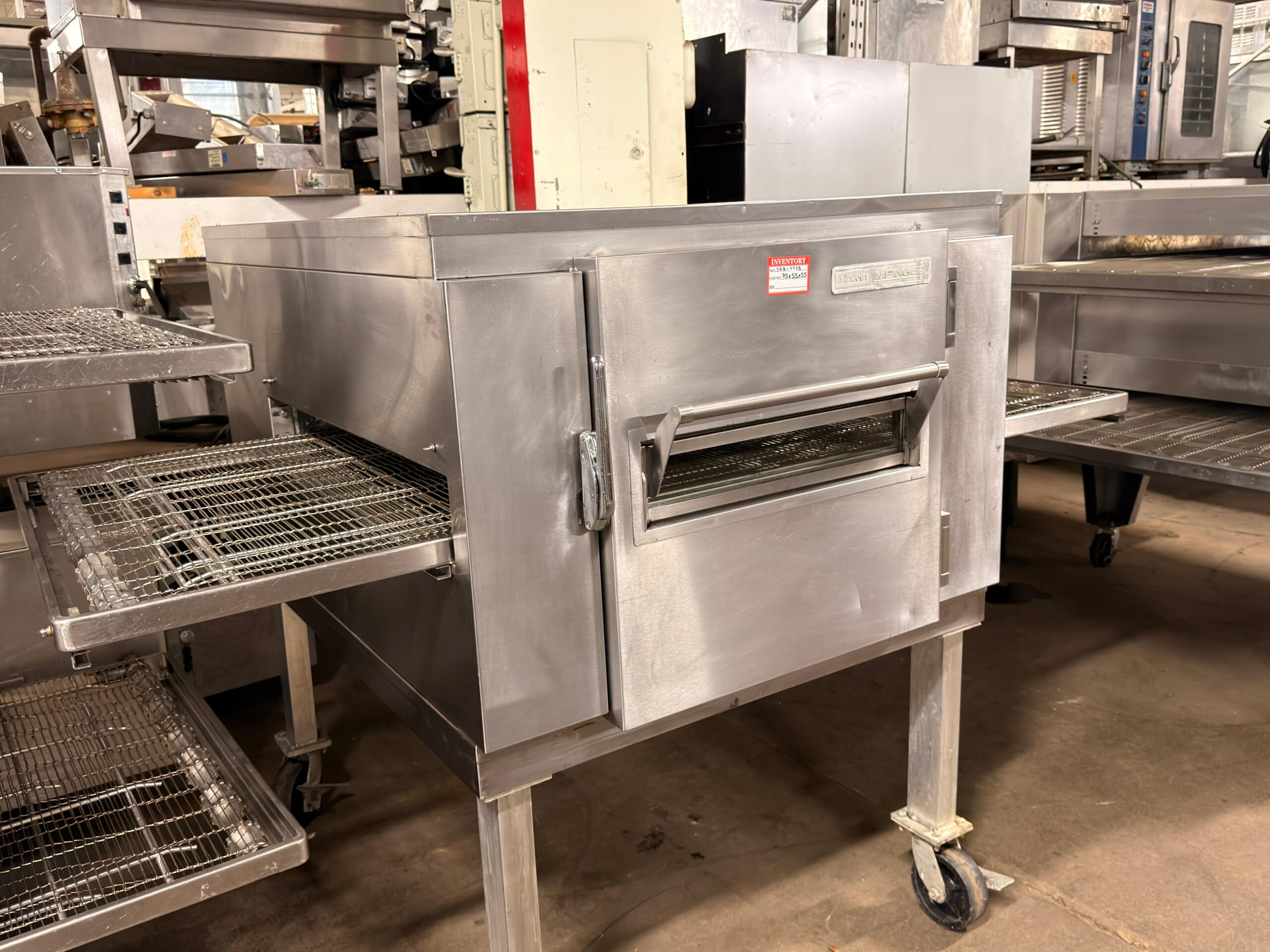 Lincoln Single Gas Deck Pizza Conveyor Oven - SRB-0935