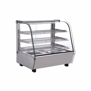 Omcan 27" Curve Glass Counter Top Display Warmer - 47454