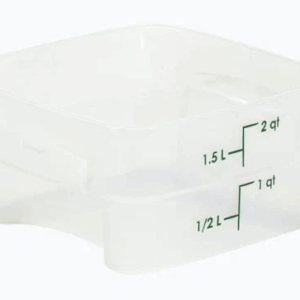Cambro Food Storage Container Translucent 2qt- 2SFSPROPP190