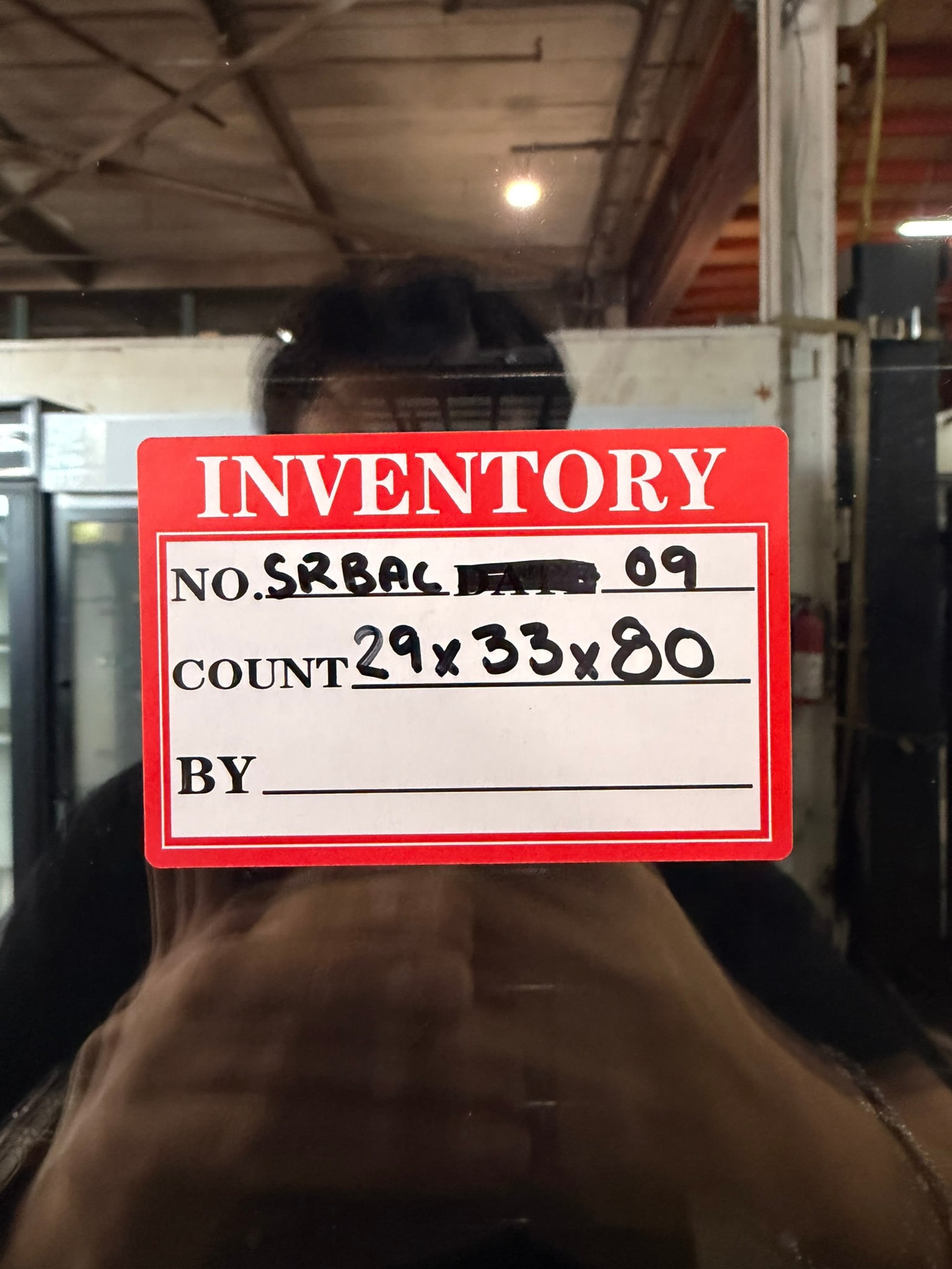 Hussmann Single Vertical Glass Door Chiller HGL-1 REFURBISHED - SRBAC-09