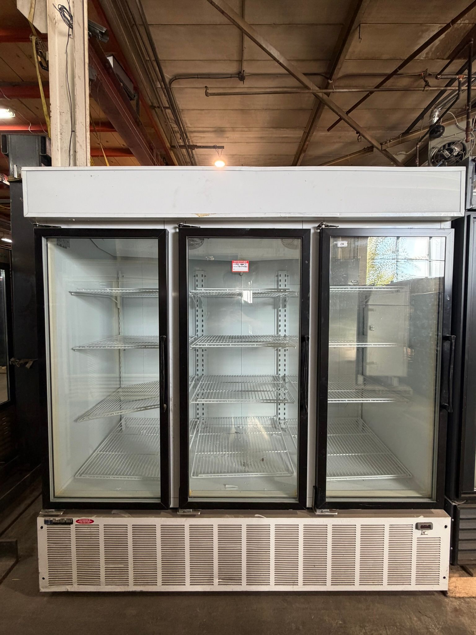 Master-Bilt BGM-74 78" Three Glass Door Cooler REFURBISHED - SRBAC-11